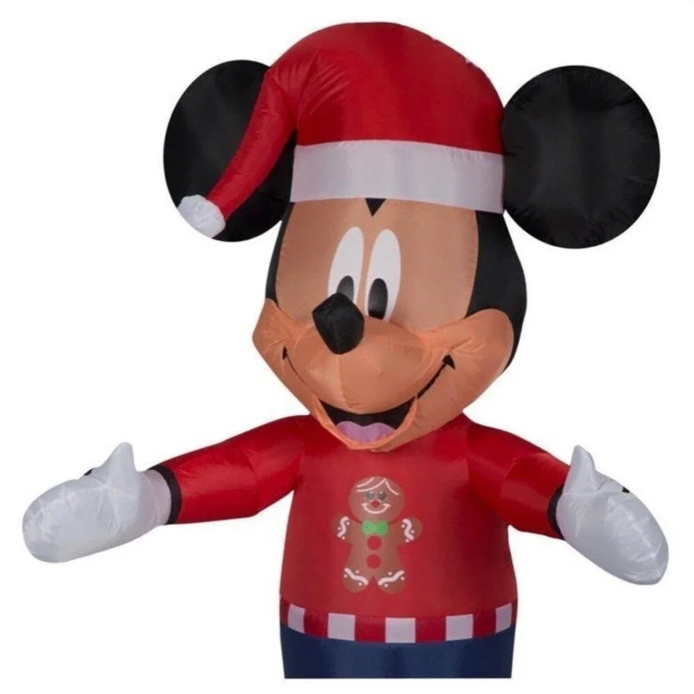 5ft Disney Mickey Mouse Holiday Airblown Inflatable